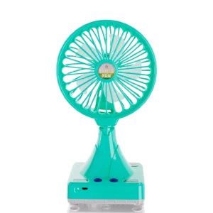 FAIZIINDIA TAXILA Cordless & Rechargeable 6.7 Inch Fan with Night Lamp & Mobile Stand | UV Light with 3 Wind Modes | upto 4 -Hour Runtime on High Speed | Portable Table Fan for Home & Office