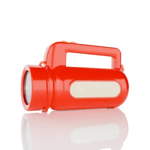 FAIZIINDIA MANGAL Rechargeable LED Searchlight Torch | 5200mAh Lithium Battery | Long Range Powerful Beam | Side Light | Hanging Belt & Charger | Emergency Torch for Home, Outdoor & Camping
